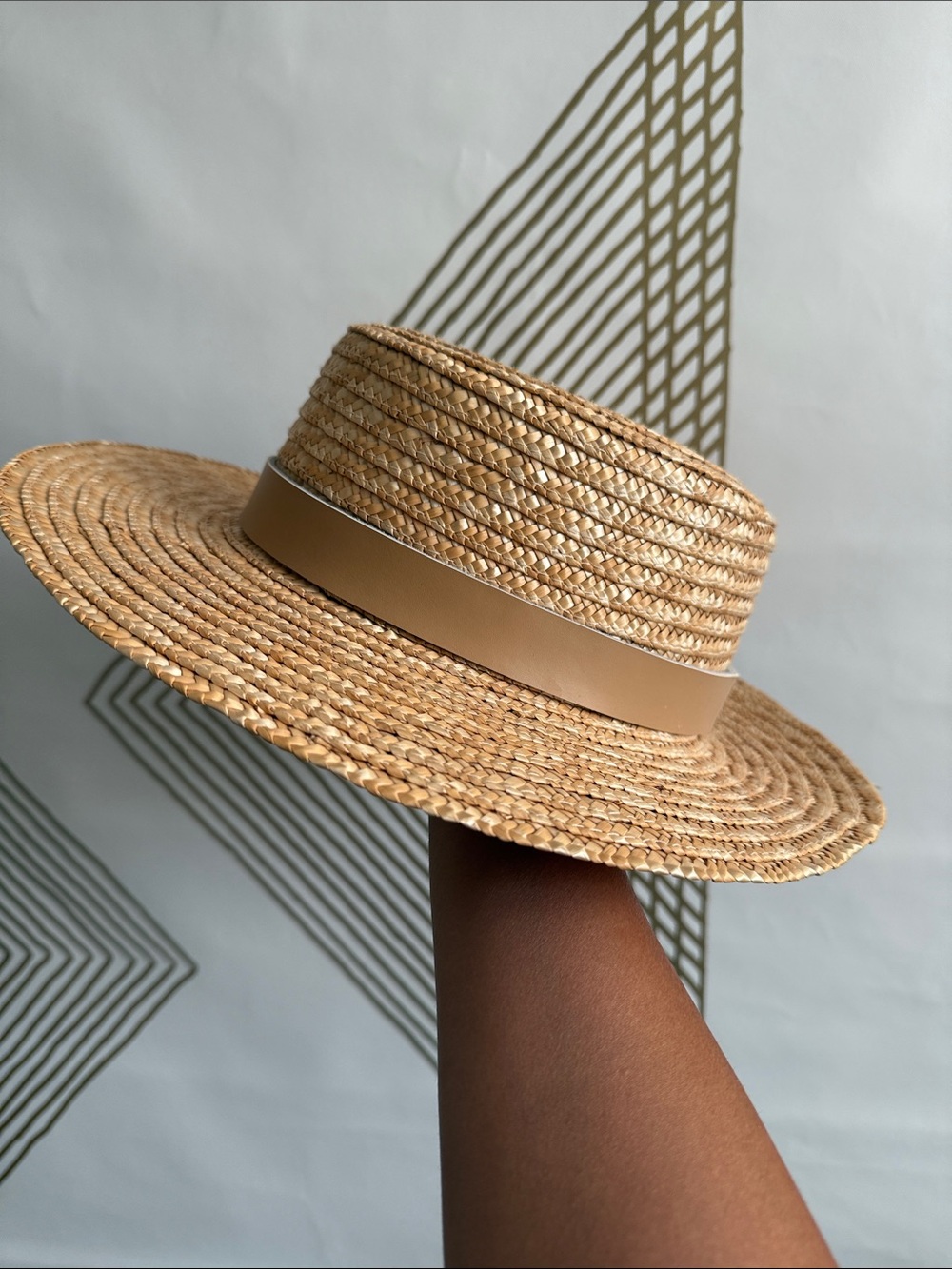 Lack Of Color Natural Straw Wide-Brim Hat